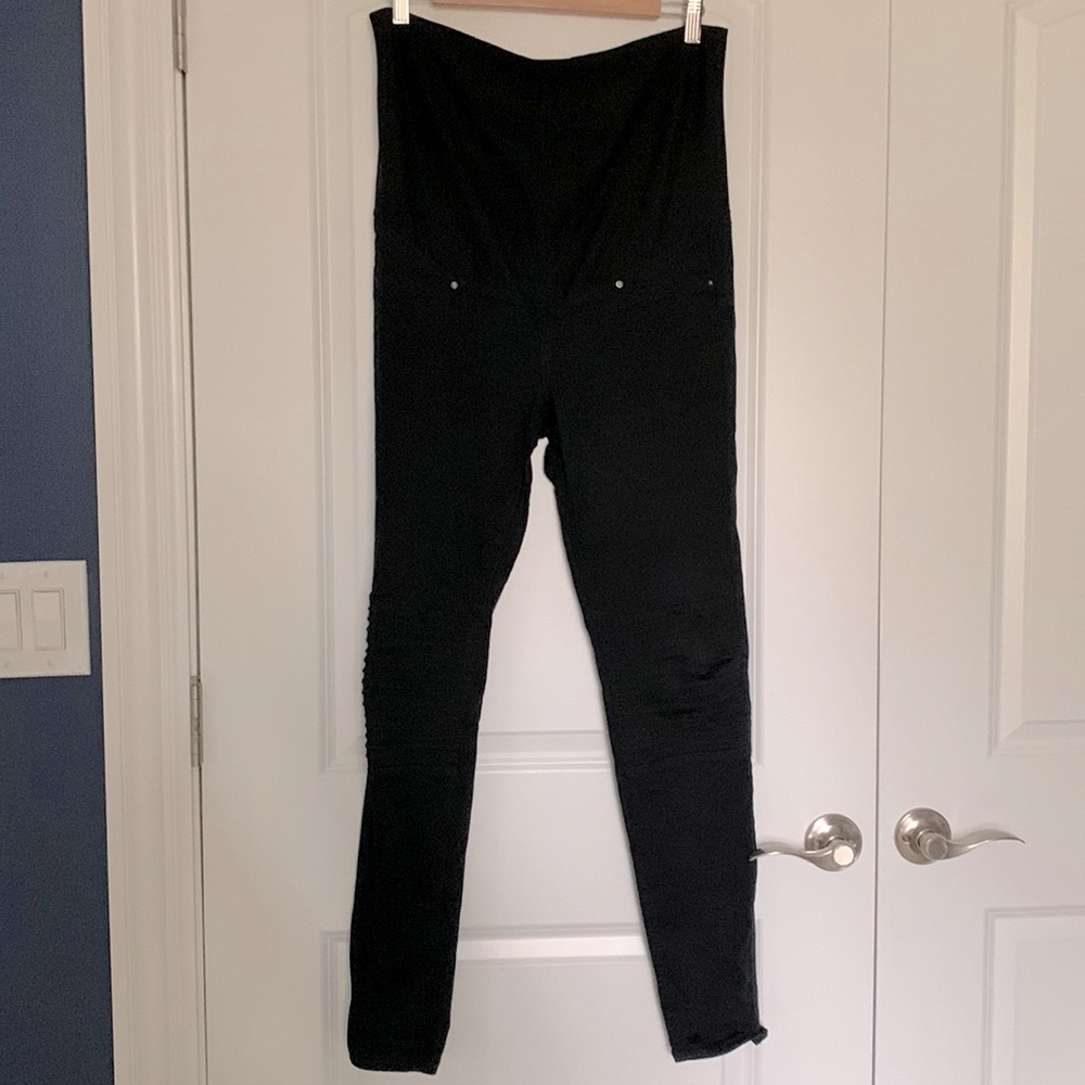 H&M black maternity pants- size 8